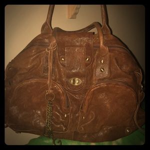 Brown leather Dolce & Gabbana purse